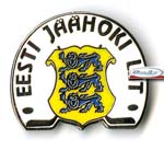 Значок федерация хоккея Эстонии old logo